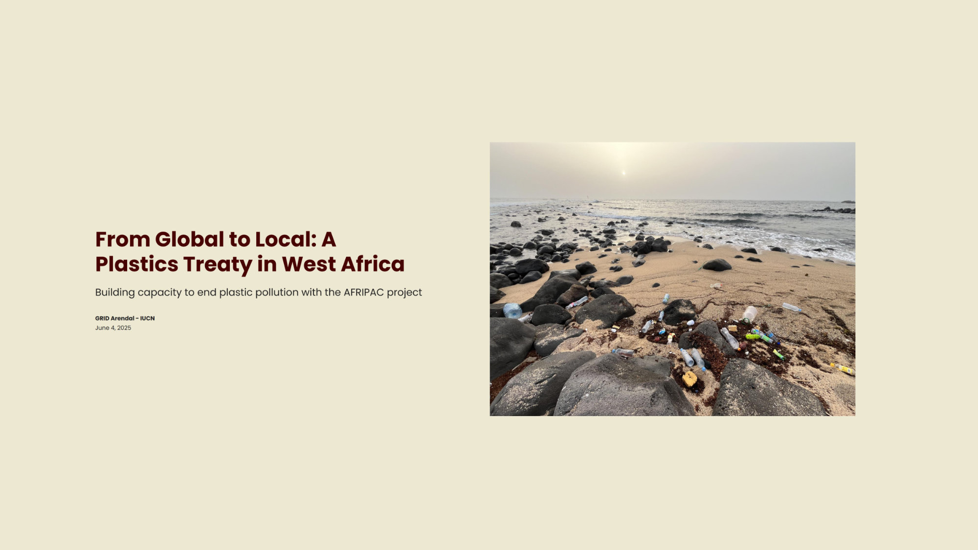From Global to Local: A Plastics Treaty in West Africa